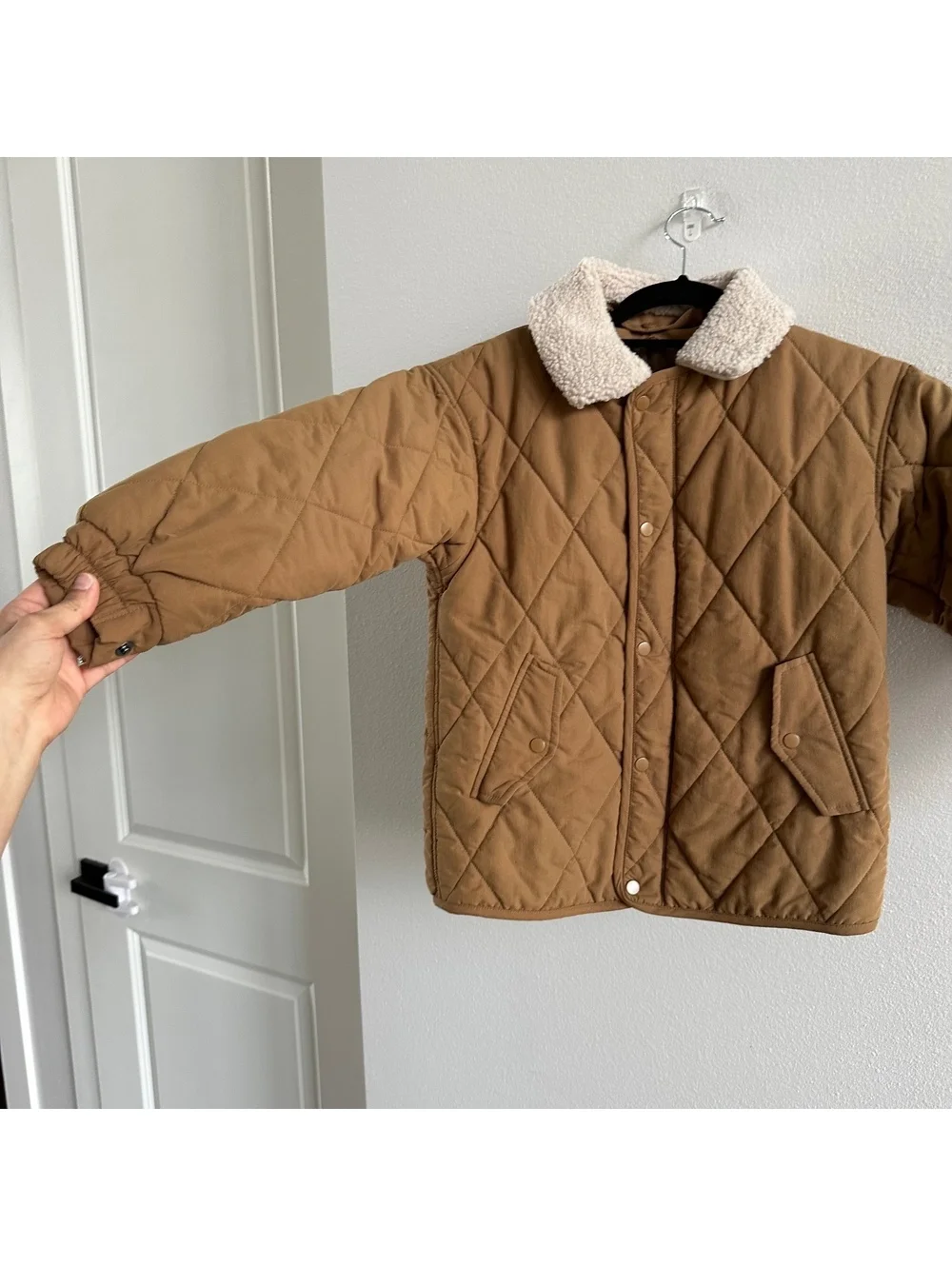 lowrys farm jacket kids brown quilted Size 3 Kids